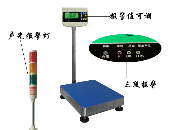 報(bào)警電子臺(tái)秤